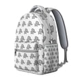 thumbnail image 2 of Playful Elephant Design Backpack - Durable Waterproof Bookbag for School, Comfortable Laptop Backpack for Teens, Elephant Print Gift, 2 of 6