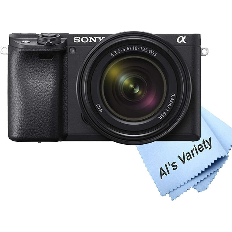 Sony Alpha a6400 Mirrorless Camera with 18-135mm Lens, 64GB Memory