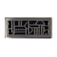 thumbnail image 4 of Decor Grates ADH410-NKL Art Deco Floor Register, 4x10 Inches, Brushed Nickel Finish, 4 of 5