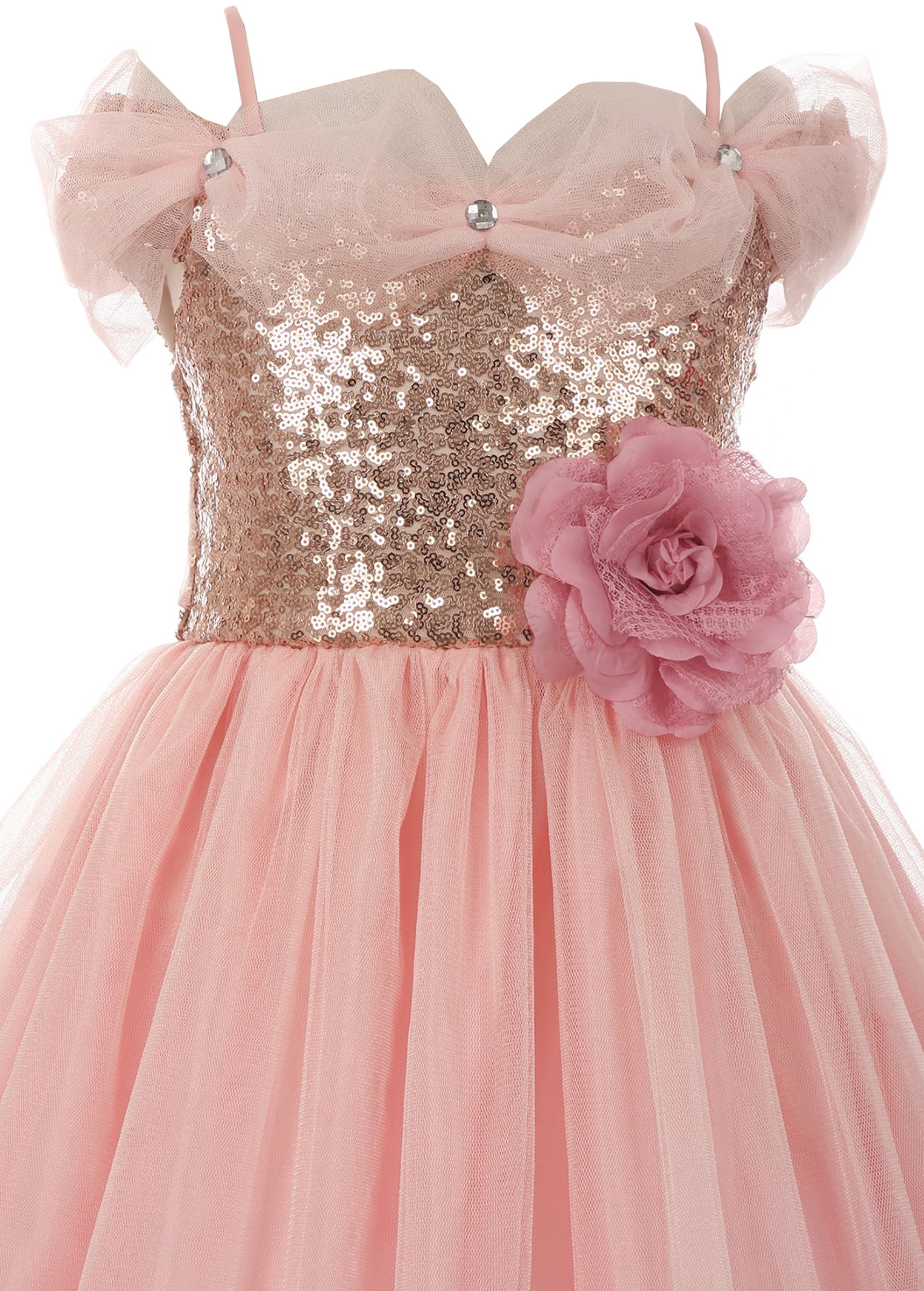 blush dresses for little girls