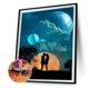 thumbnail image 2 of 5D DIY diamante pintura planeta personas silueta completo cuadrado taladro mosaico artesanal Likrtyny Arte deco, 2 of 9