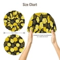thumbnail image 5 of Yiaed Geometric Pattern with Bee Print Satin Bonnet Silk Bonnet Hair Bonnet for Sleeping Hair Bonnets, 5 of 6