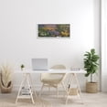 thumbnail image 2 of Stupell Industries Vibrant Traditional Water Lilies Botanical & Floral Painting White Framed Art Print Wall Art, 30 x 13, 2 of 9