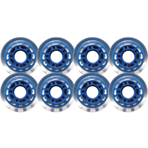 Blue Blank 72mm 78A Inline INDOOR Skate Wheels
