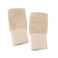 thumbnail image 3 of Guantes de medio que mantienen calientes los guantes sin dedos para en bicicleta y trabajar en climas fríos Beige, 3 of 8