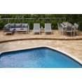 thumbnail image 3 of Belvedere Combination Furniture for Outdoor – Patio Furniture Set with Sectional Set, Eight-seat Dining Set, and Chaise Lounge Set (16-Piece), 3 of 11
