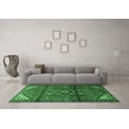 thumbnail image 3 of Ahgly Company Indoor Rectangle Persian Emerald Green Traditional Area Rugs, 7' x 9', 3 of 4