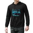thumbnail image 2 of COMIO Classic Car Vintage Men's Hoodie with Pockets Black, 2 of 4