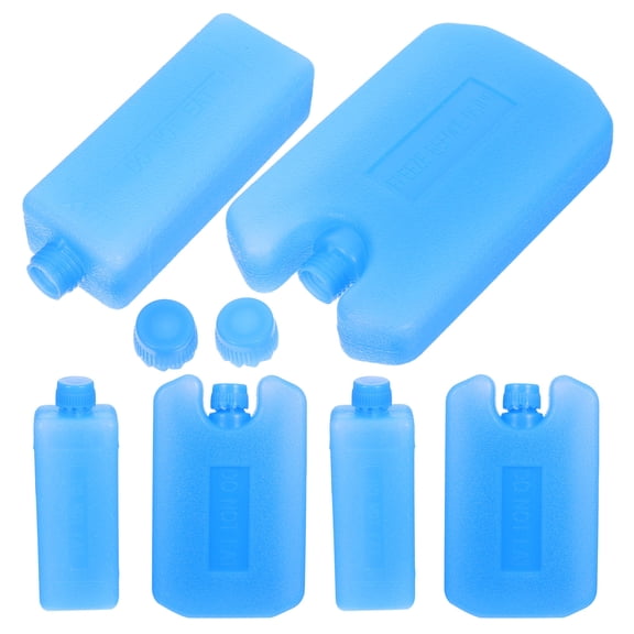 CTIRCHIU Reusable Blue Pe Ice Packs, Quick Cooling, Ideal for Cooler Use 6Pcs