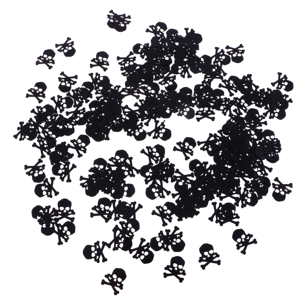Novelty Black Pirate Table Confetti Scatter Sprinkle for Party Balloon Decor 