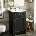 thumbnail image 2 of 20-inch Bathroom Vanity With Ceramic Sink, Compact Structure, And Adjustable Shelf For Space Optimization Solid Craftsmanship, Upgrade, 2 of 7