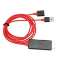 thumbnail image 4 of HDTV Cable Adapter, TPU Material DDR 1Gbit Memory 1.4 Version HDTV Cable High Speed Transmission Multifunctional  For Home Theatre For  Red, 4 of 8