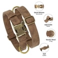thumbnail image 2 of Collar para perro Didog de piel suave duradero con cierre rápido S Brown, 2 of 7