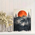 thumbnail image 2 of Qisvanset Framed Canvas Wall Art 12x16 Inch Vintage Country Landscape Minimal Living Room Art, 2 of 5