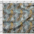 thumbnail image 2 of Soimoi Leaves Print,Cotton Poplin, Sewing Fabric Sold by The Yard 42 Inch Wide,Sewing Craft Quilting/Quilt Making Fabric, Medium Yellow, 2 of 5