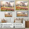 thumbnail image 4 of Designart "Brookside Blooms Tranquility I" Tulips Floater Framed Wall Decor, 4 of 5