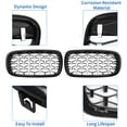 thumbnail image 4 of Parrilla de parachoques superior del capó delantero Unique Bargains para BMW X5 F15 2014-2016 Izquierda y Derecha 1 Par Negro Plateado, 4 of 6