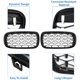 thumbnail image 4 of Parrilla de parachoques superior del capó delantero Unique Bargains para BMW X5 F15 2014-2016 Izquierda y Derecha 1 Par Negro Plateado, 4 of 6
