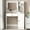 White, variant on Vanity Desk with Mirror & Light, 1 Large Drawer, 3 Level Storage Dresser, 3 Shelves, 12 Lights with 3 Lighting Modes, Adjustable Brightness, Particle Board, Bedroom Dressing Table
