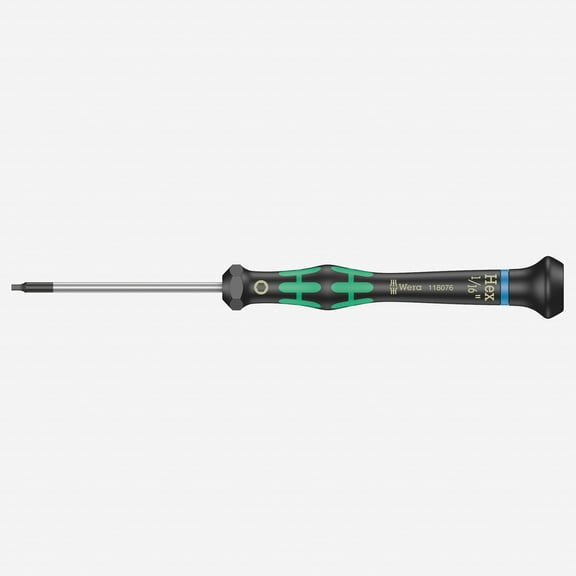 Wera 118076 1/16" x 60mm Kraftform Micro Hex Precision Screwdriver