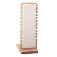 thumbnail image 1 of Desktop Jewelry Display Stand White Leather Surface Necklace Holder Rack 27x10cm, 1 of 8