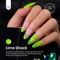 thumbnail image 3 of Esmalte de uñas en gel Beetles Green Glitter, 15 ml, para manicura, 3 of 7