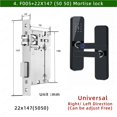 thumbnail image 2 of IP65 Waterproof Lock Electronic Smart Door Lock With Fingerprint/Smart Card/Password/Key/APP Unlock ,Integrated Smart Home, 2 of 6
