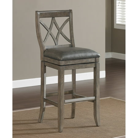 AHB Hadley Counter Height Stool - Glacier Grey
