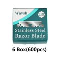 thumbnail image 2 of Waysh Lames de Rasage Pro, 600 Unités pour Salons, 2 of 7