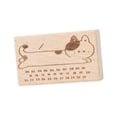 thumbnail image 3 of Sello de goma montado en madera, multifunción, creativo, portátil, para manualidades, álbumes de recortes Estilo F, 3 of 9