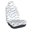 thumbnail image 1 of Wukai Cute Shark Full Set Car Seat Covers with Soft Padding Universal Auto Front Seats Protector and Cushion Mat, 1 of 5