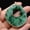 Forest Green, variant on 5pcs Natural Stone Druzy Crystal Pendants Irregular Charms for Delicate Jewelry -F