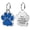 Blue, variant on Pet Artist PAW Pet Dog Tags Glitter Personalized Cat Puppy ID Tag Collar Tags Engraved with Bell