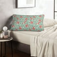 thumbnail image 6 of Naloa Autumn Branches Fox and Mushrooms Pillowcase, Throw Pillowcase, Wrinkle-Free, Stain-Resistant with Hidden Zipper for Bedroom Sofa-14"x20", 6 of 6