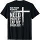 thumbnail image 1 of Playera "¿Necesitas Oración? Tócame el Hombro" - Talla Extra Grande para Mujer, 1 of 5