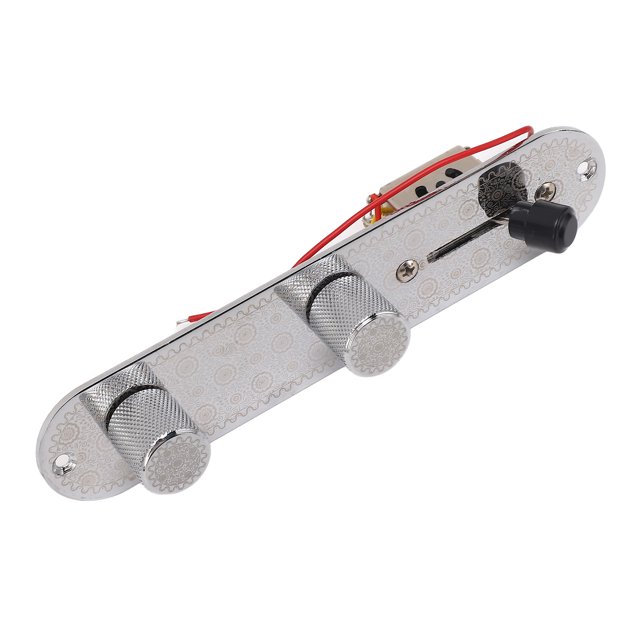 3 Way Electric Guitar Control Plate Steel Prewired Loaded Control Plate With Switching Knob For Guitarists And Luthiers