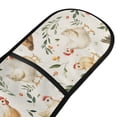 thumbnail image 2 of Dailycode Double Sided Oven Mitt with Loop Heat Resistant Kitchen Long Potholders 7" x 35" Watercolor Chicken and Leaf, 2 of 6