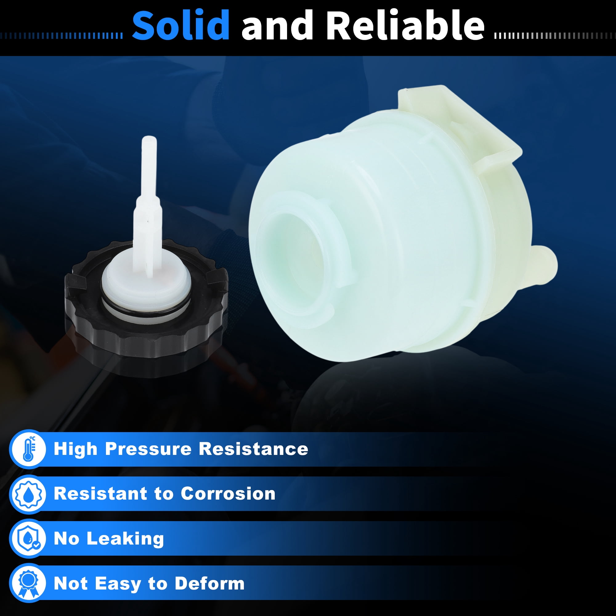 Unique Bargains Power Steering Reservoir for Lexus GS430 GS300 2001-2005 Leak-Proof Power Steering Fluid Reservoir for Lexus GS400 SC430 LS430 No.4436022170