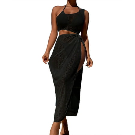 Valueadd Women s One Shoulder Beach Hottie Cover Up Bikini Mesh Sun Swimsuit Cover Up Cover Ups for Swimwear Women
