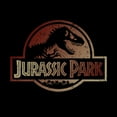 thumbnail image 2 of Men's Jurassic Park Earth Tone Logo  Graphic Tee Black Large, 2 of 5