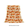 thumbnail image 3 of Celsvanis Fall Throw Blanket Pumpkin Leaf Print Soft Flannel Cover Multipurpose Cozy Blanket for Sofa Bed Indoor Home Thanksgiving Seasonal Decor 27.5"x39.5", 3 of 6