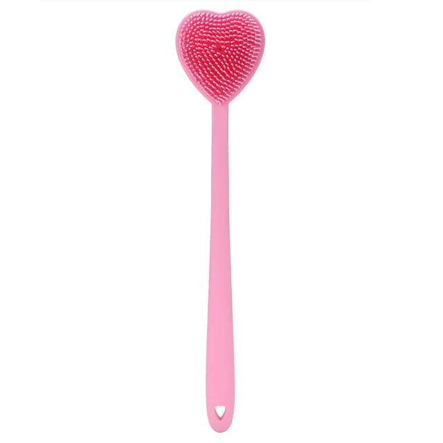 Cepillo de baño,Funcionalidad de alta precisión del cepillo de ducha del cepillo del silicón del cuerpo del silicón de la forma del corazón