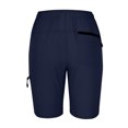 thumbnail image 4 of Loopsun Summer Shorts for Women, Womens Fashion Casual Daily Solid Casual Outing Casual Shorts Pants Blue S, 4 of 5