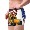 thumbnail image 2 of Fotbe American Truck Men’s Total Support Pouch Boxer Briefs, X-Temp Cooling, Moisture-Wicking Underwear, Regular, Long-leg and Trunk-Small, 2 of 5