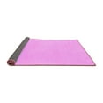 thumbnail image 2 of Ahgly Company Indoor Round Solid Pink Modern Area Rugs, 3' Round, 2 of 4