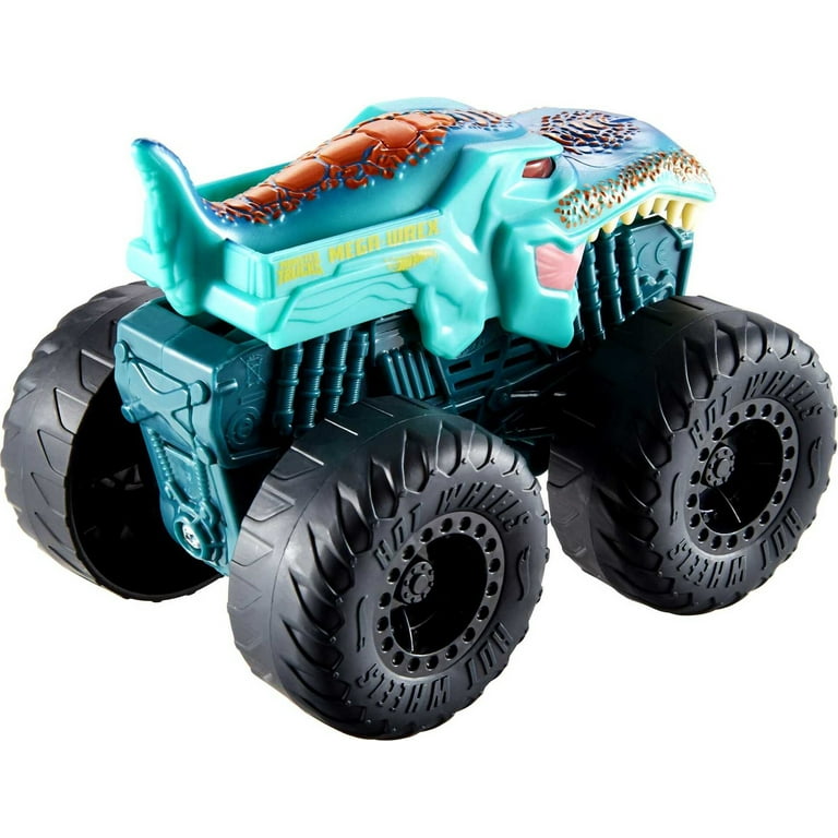 Hot Wheels Monster Trucks Roarin’ Wreckers, 1 1:43 Scale Truck with Lights  & Sounds