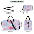 thumbnail image 3 of Travel Duffle Bag Weekender Bags Set with Large Organizer Bag and Cosmetics Pouch for Gym Trip Colorful Heart-shaped Balloons, 3 of 7