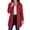 Red, variant on Enjoytime Quilted Jackets for Women Long Sleeve Zip Up Hooded Puffer Coat Winter Warm Soft Lightweight Stand Collar Long Jacket