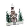 thumbnail image 4 of Estatua de resina en miniatura para casa de pueblo navideña, regalo de cumpleaños Estilo A, 4 of 9
