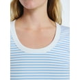 thumbnail image 4 of Free Assembly Women's Scoop Neck Tee with Short Sleeves, Sizes XS-XXL, 4 of 5